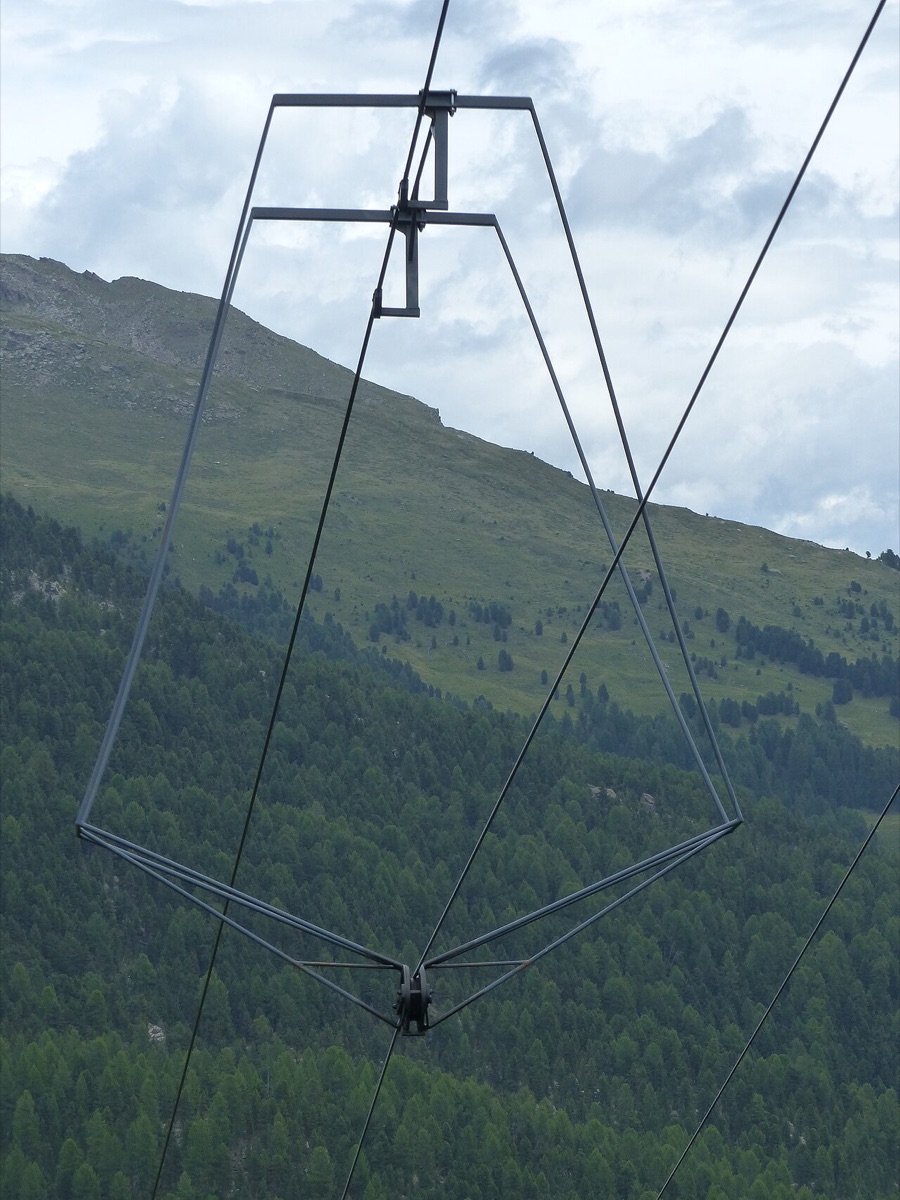 Materialseilbahn zur Marteller Hütte